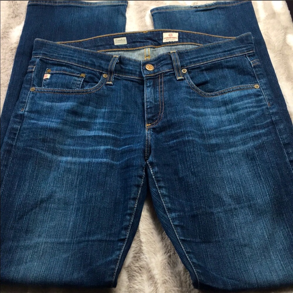 AG Tomboy relaxed straight jeans size 29x33